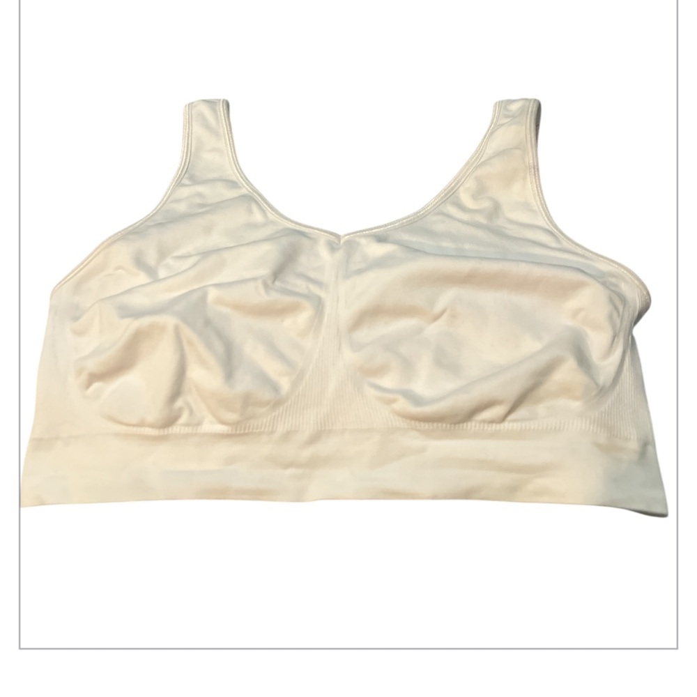 Seamless Wireless Comfort Bra - Cream